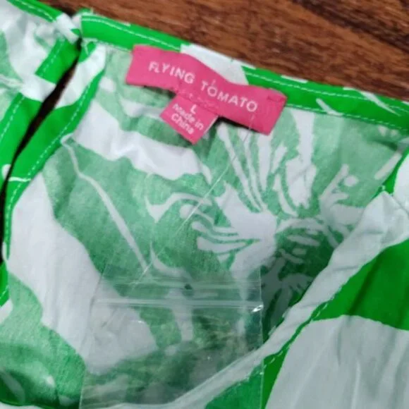 Flying Tomato Boho Whimsy Tropical Festival Y2K Live Your Truth Dress L, NWOT - Picture 9 of 15